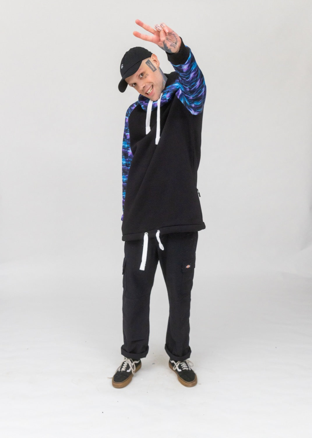 b! logo cap (black)