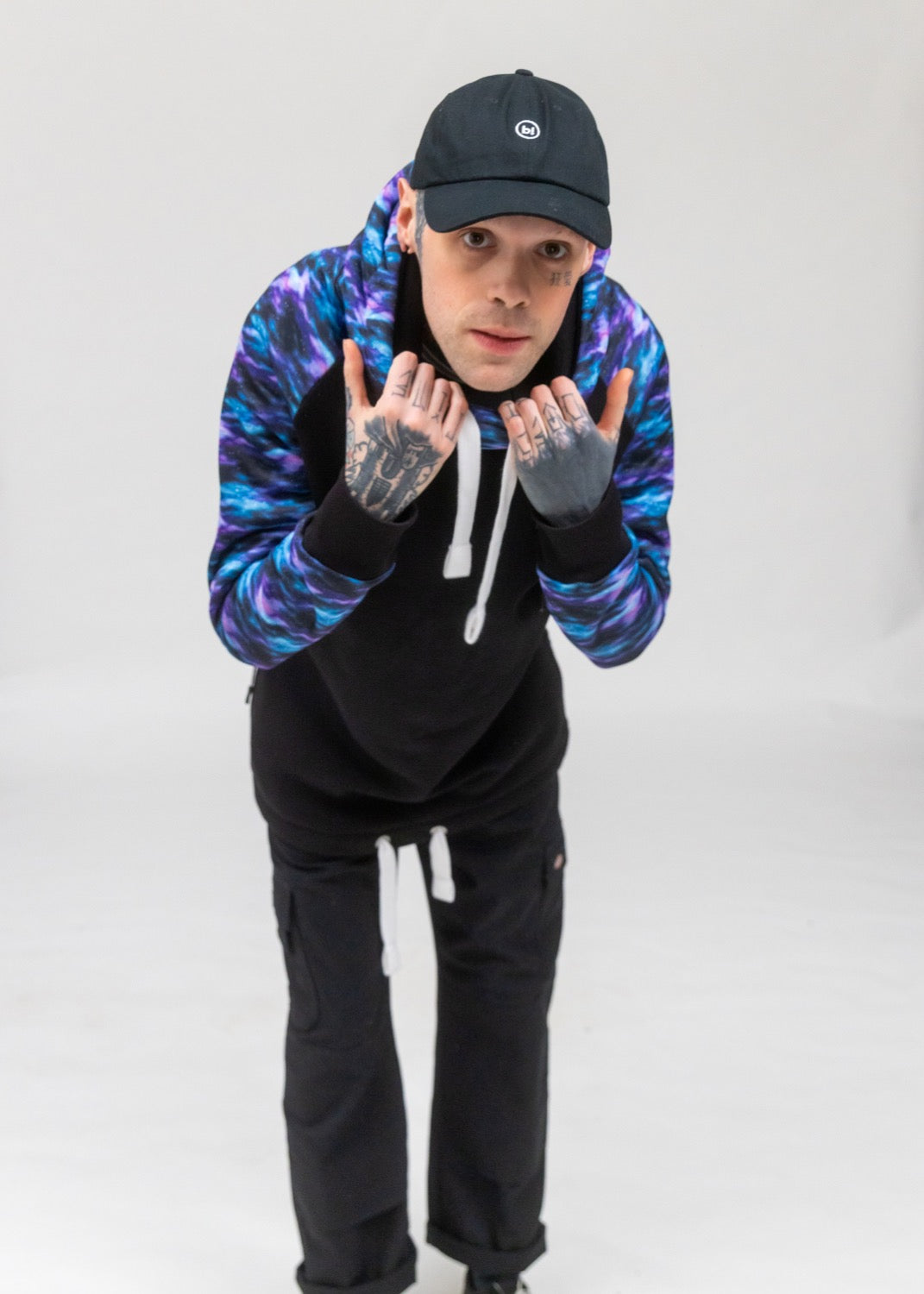 b! logo cap (black)